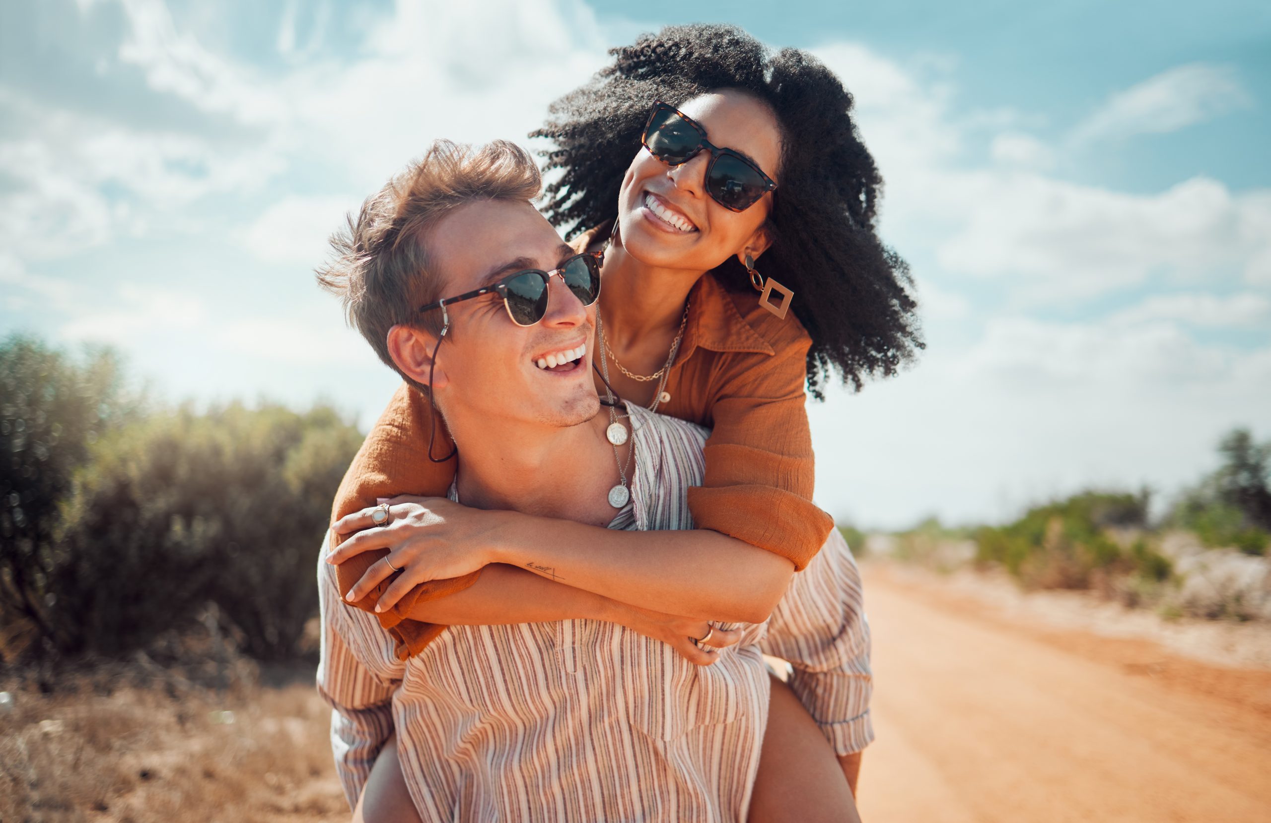 A happy couple in Arizona