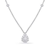 Rose  Gold Diamond Necklace