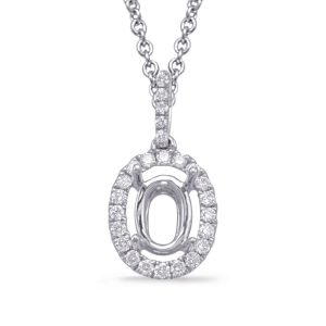 Rose Gold Diamond Pendant