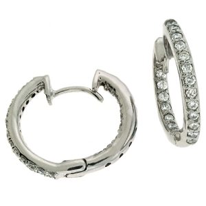 Diamond Hoop Earring