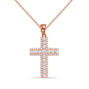 Rose Gold Diamond Pendant Rose Gold Diamond Pendant