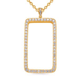 Yellow Gold Diamond Pendant