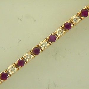 Ruby & Diamond Bracelet