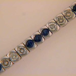 Sapphire & Diamond Bracelet