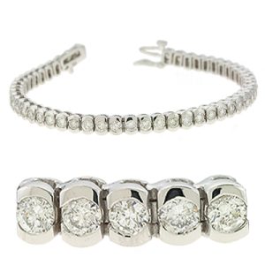 Tube Tennis Bracelet