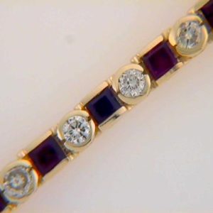 Ruby & Diamond Bracelet