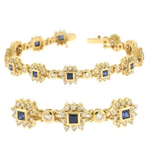 Sapp./ Dia Bracelet
