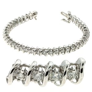 White Gold Diamond Bracelet