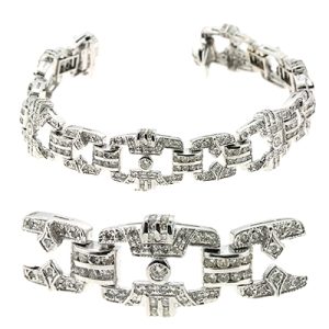 White Gold Antique Bracelet
