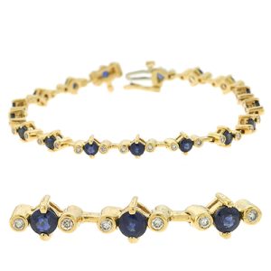 Sapphire./ Diamond Bracelet