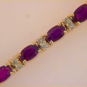 Ruby & Diamond Bracelet