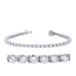 Three Prong Tennis Bracelet