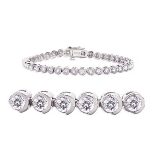 White Gold Tennis Bracelet