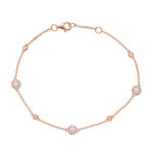 Rose Gold Diamond Bracelet