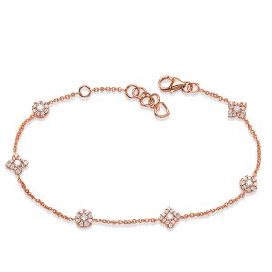 Rose Gold Diamond Bracelet