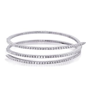 White Gold Bangle Bracelet