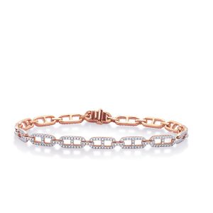 Rose Gold Diamond Bracelet