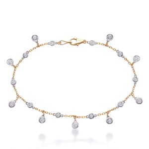 Yellow & White Gold Diamond By Yard