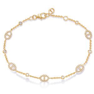 Yellow Gold Diamond Bracelet
