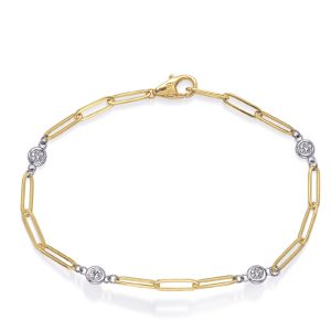 Yellow Gold Diamond Bracelet
