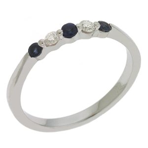 Sapphire & Diamond Band