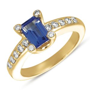 Tanzanite & Diamond Ring