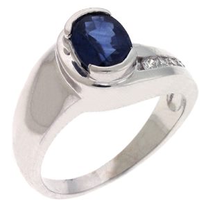 Sapphire & Diamond Rng