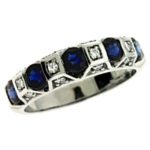 Sapphire & Diamond Ring