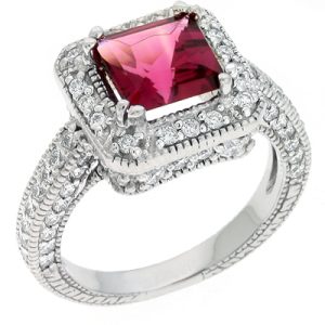 Color Diamond & Sapphire Ring