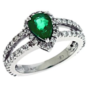 Emerald & Diamond Ring