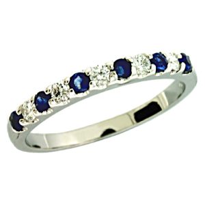 Sapphire & Diamond Band