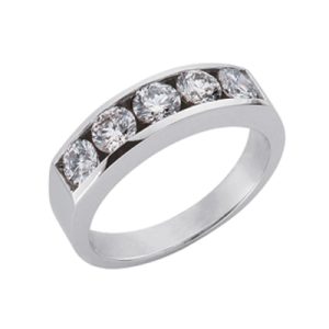 White Gold Diamond Band