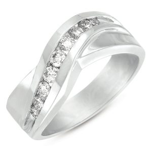 White Gold Diamond Band
