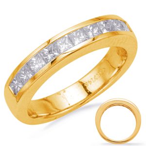 Yellow Gold Diamond Band