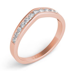 Rose Gold Diamond Band