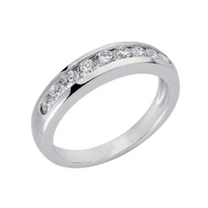 White Gold Diamond Band