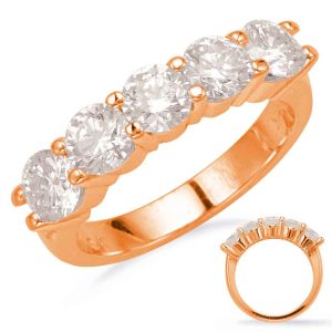 Rose Gold Diamond Band