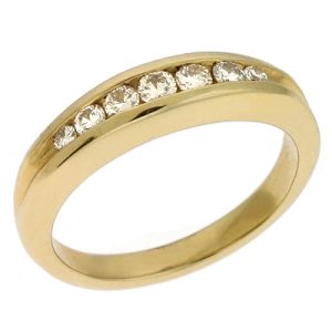 Channel Set Diamond Band
