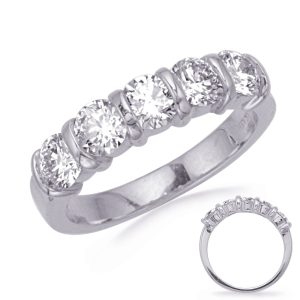 White Gold Diamond Band