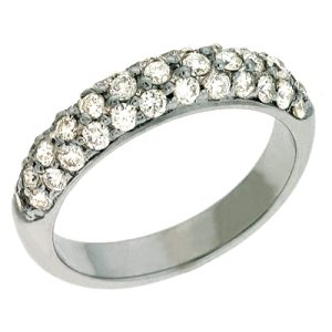 White Gold Pave Band