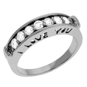 White Gold Diamond Band