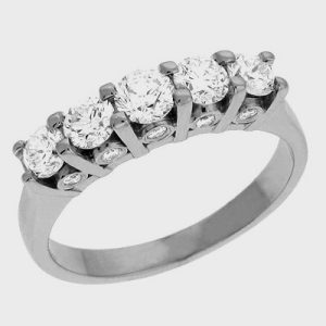 White Gold Diamond Band