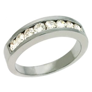 White Gold Diamond Band
