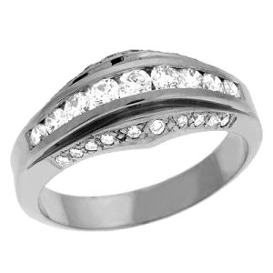 White Gold Diamond Band