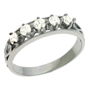 White Gold Diamond Band