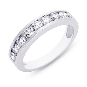 Channel Set Diamond Band