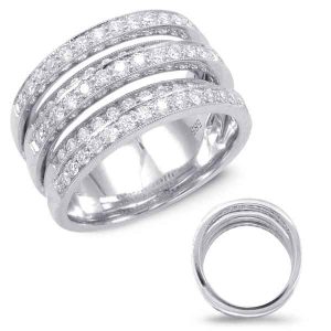 White Gold Diamond Fashion Ring