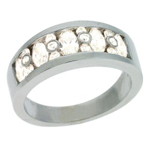 White Gold Diamond Band
