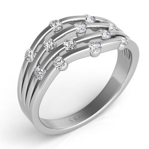 White Gold Diamond Fashion Ring