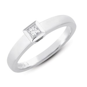 White Gold Diamond Ring